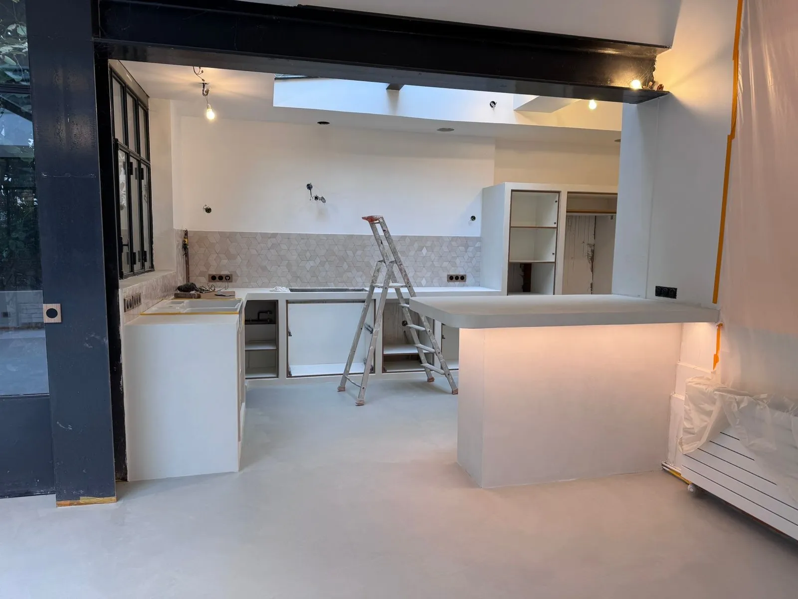 Aménagement intérieur en cours