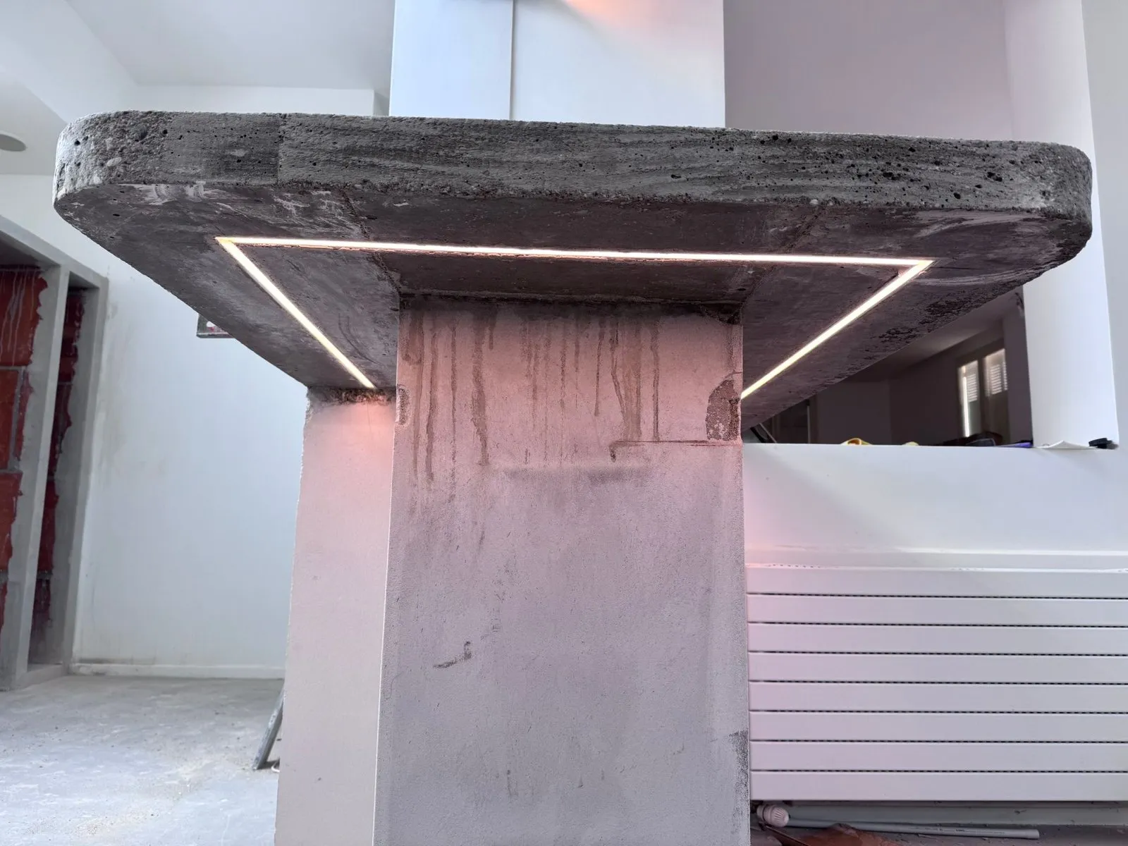 Installation d’un élément architectural
